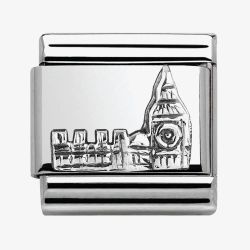 Nomination CLASSIC Silvershine Monuments Big Ben Charm 330105/12