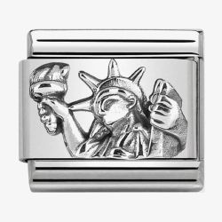 Nomination CLASSIC Silvershine Monuments Statue Of Liberty Charm 330105/34