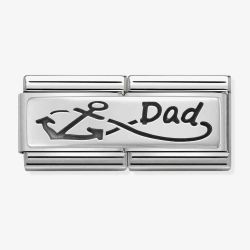 Nomination CLASSIC Silvershine Double Link Infinity Dad Charm 330710/05
