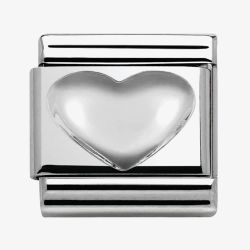 Nomination CLASSIC Silvershine Symbols Heart Charm 330106/01