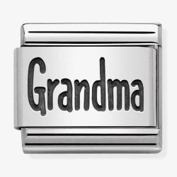 Nomination CLASSIC Silvershine Plates Oxidised Grandma Charm 330102/44