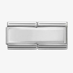 Nomination CLASSIC Silvershine Engravable Smooth Double Charm 330710/01