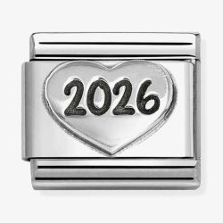 Nomination Classic Symbols Silver 2026 Heart Charm 330101/97