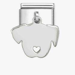 Nomination Classic Plates Dog Dropper Charm 331801/14