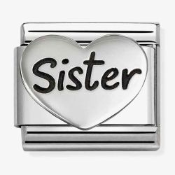 Nomination Composable Classic Sister Heart Charm 330114/20