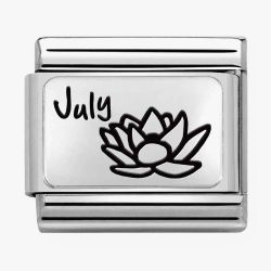 Nomination CLASSIC Composable Plates July Flower Charm 330112/19