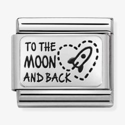 Nomination CLASSIC Composable Sterling Silver To the Moon and Back Charm 330111/39