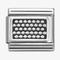 Nomination CLASSIC Plates Oxidised Dotted Plate Charm 330102/60