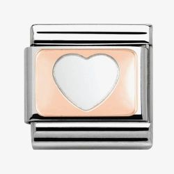 Nomination CLASSIC Rose Gold Heart Charm 430101/08