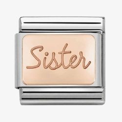 Nomination CLASSIC Rose Gold Plates Sister Charm 430101/38