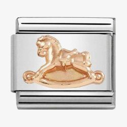 Nomination CLASSIC Rose Gold Rocking Horse Charm 430106/15