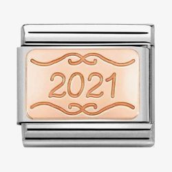 Nomination Classic Symbols '2021' Rose-Gold Charm 430101/51