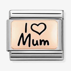 Nomination CLASSIC Composable Limited Edition Rose Gold I Heart Mum Charm 430111/01