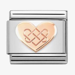 Nomination CLASSIC Composable Romance Celtic Knot Heart Charm 430104/38