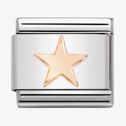 Nomination CLASSIC Composable Rose Gold Star Charm 430104/42