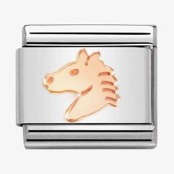 Nomination CLASSIC Composable Rose Gold Horse Head Charm 430104/46