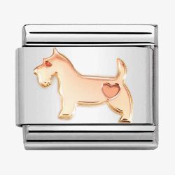 Nomination CLASSIC Composable Rose Gold Dog Charm 430104/49