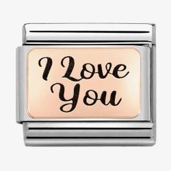 Nomination CLASSIC Composable Rose Gold I Love You Charm 430111/18