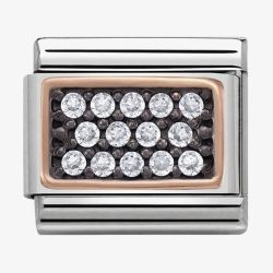 Nomination CLASSIC Rose Gold White Cubic Zirconia Charm 430313/08