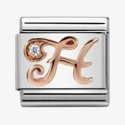 Nomination CLASSIC Rose Gold Letters H Charm 430310/08