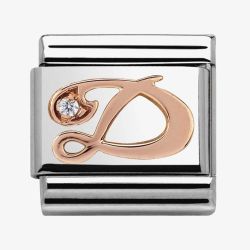 Nomination CLASSIC Rose Gold Letter D Charm 430310/04