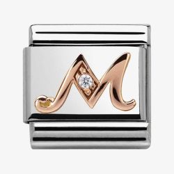 Nomination CLASSIC Rose Gold Letter M Charm 430310/13