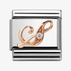 Nomination CLASSIC Rose Gold Letter S Charm 430310/19