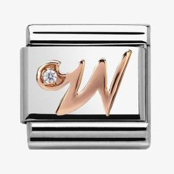Nomination CLASSIC Rose Gold Letter W Charm 430310/23