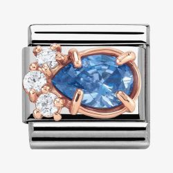 Nomination CLASSIC Rose Gold Lavender Drop Charm 430309/04