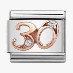 Nomination CLASSIC Rose Gold Numbers 30 Charm 430315/30