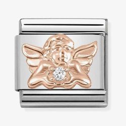 Nomination CLASSIC Rose Gold Symbols Angel Of Family Charm 430302/17