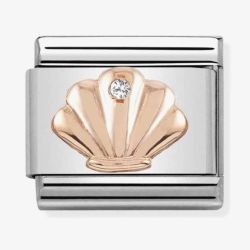 Nomination CLASSIC Rose Gold Symbols Cubic Zirconia Shell Charm 430305/26