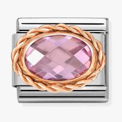 Nomination CLASSIC Composable Pale Pink Cubic Zirconia Charm 430603/003