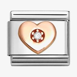 Nomination CLASSIC Rose Gold Symbols Red Heart Charm 430305/39