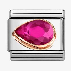 Nomination CLASSIC Red Cubic Zirconia Left Drop Charm 430605/005