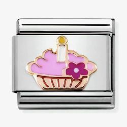 Nomination Composable CLASSIC Symbols Cupcake With Candle Charm 430202/08