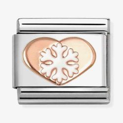 Nomination Classic Symbols Rose Gold Snowflake Charm 430202/45