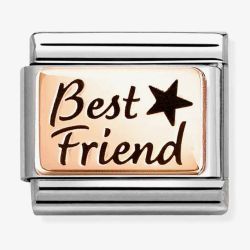 Nomination Composable Classic Rose Gold Best Friend Charm 430111/34