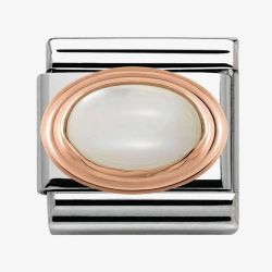 Nomination CLASSIC Rose Gold White Mother of Pearl Charm 430501/12