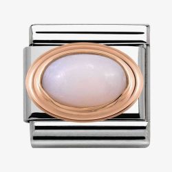 Nomination CLASSIC Rose Gold Pink Opal Charm 430501/22