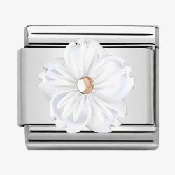 Nomination CLASSIC Rose Gold Mother Of Pearl Flower Charm 430510/02