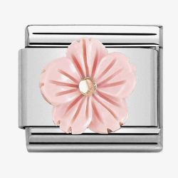 Nomination CLASSIC Rose Gold Coral Paste Flower Charm 430510/03