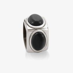 Nomination Cubiamo Stones Black Agate Cube Charm 163302/002
