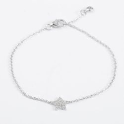 Crislu Sterling Silver Cubic Zirconia Star Bracelet 9010068B60CZ