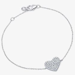 Crislu Simply Pavé Heart Bracelet 9010442B70CZ