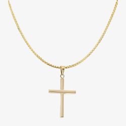 9ct Yellow Gold Large Cross Pendant GP942 GN141
