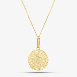 9ct Gold St Christopher Medallion 1-61-7719