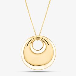 9ct Yellow Gold Open Disc Pendant GP2167 GN141