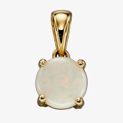 9ct Yellow Gold Opal October Birthstone Loose Pendant GP2197
