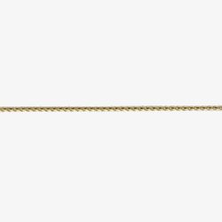 T H Baker 9ct Yellow Gold 16inc Franco Chain GFR3516